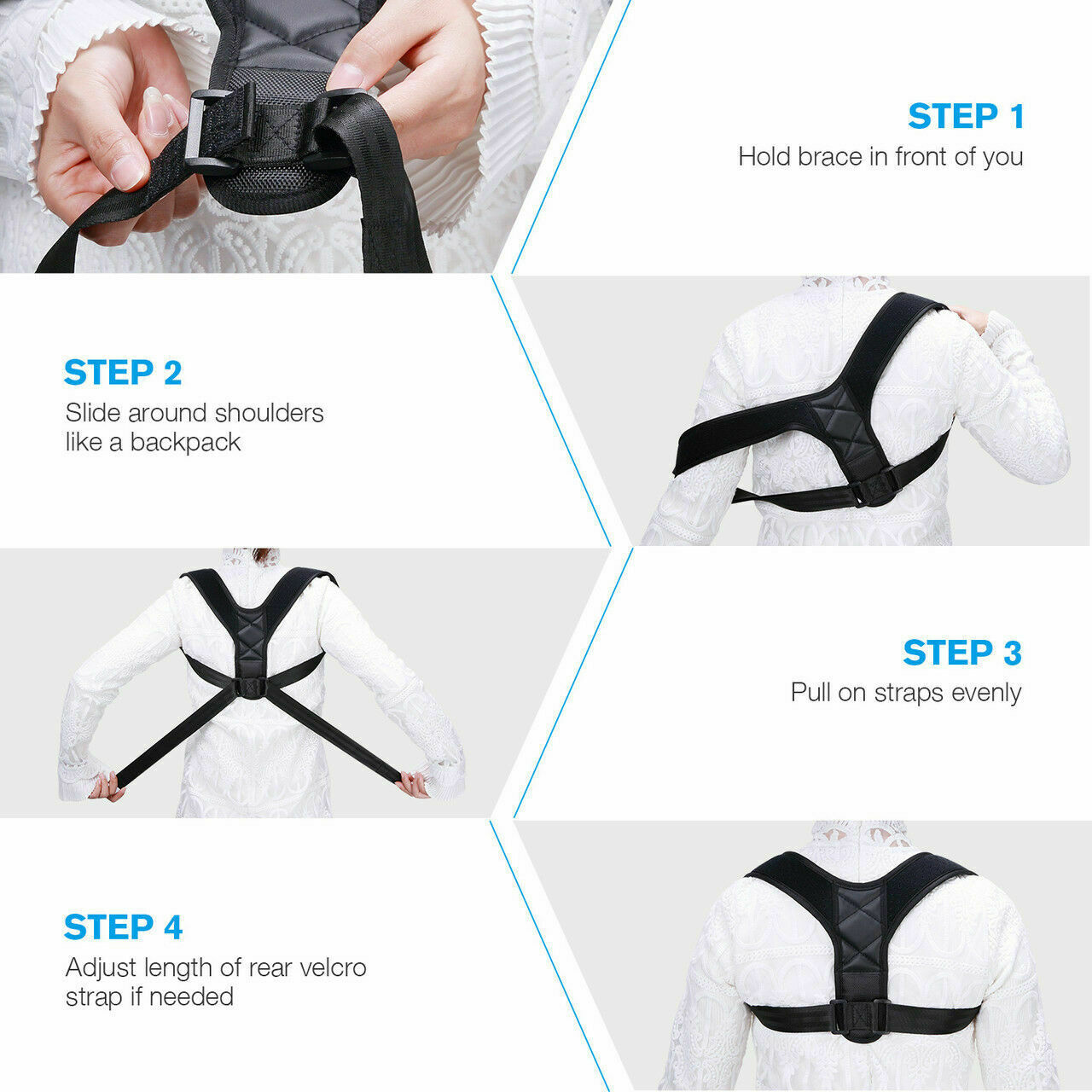 Adjustable Posture Correction Belt