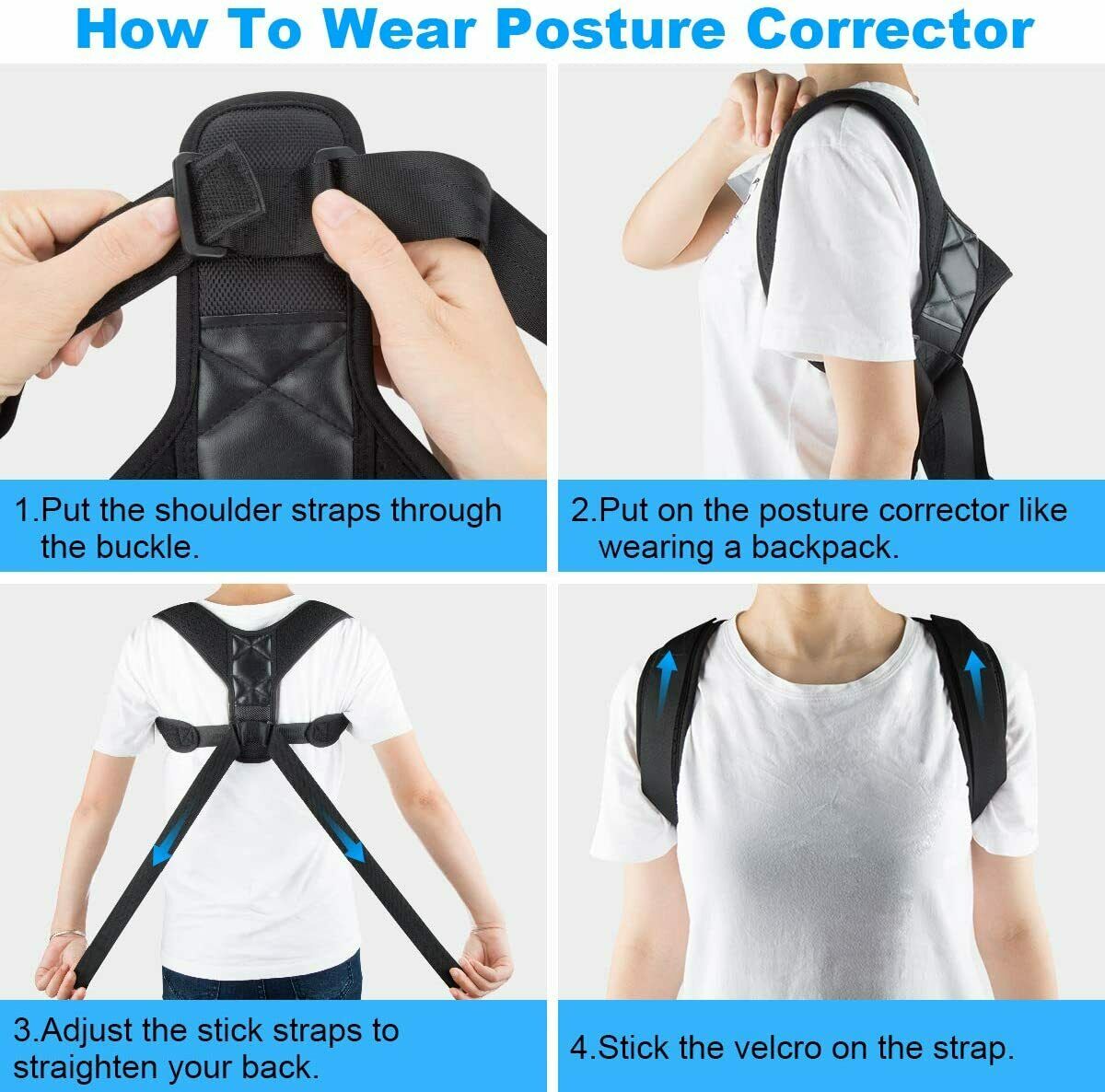 Adjustable Posture Correction Belt